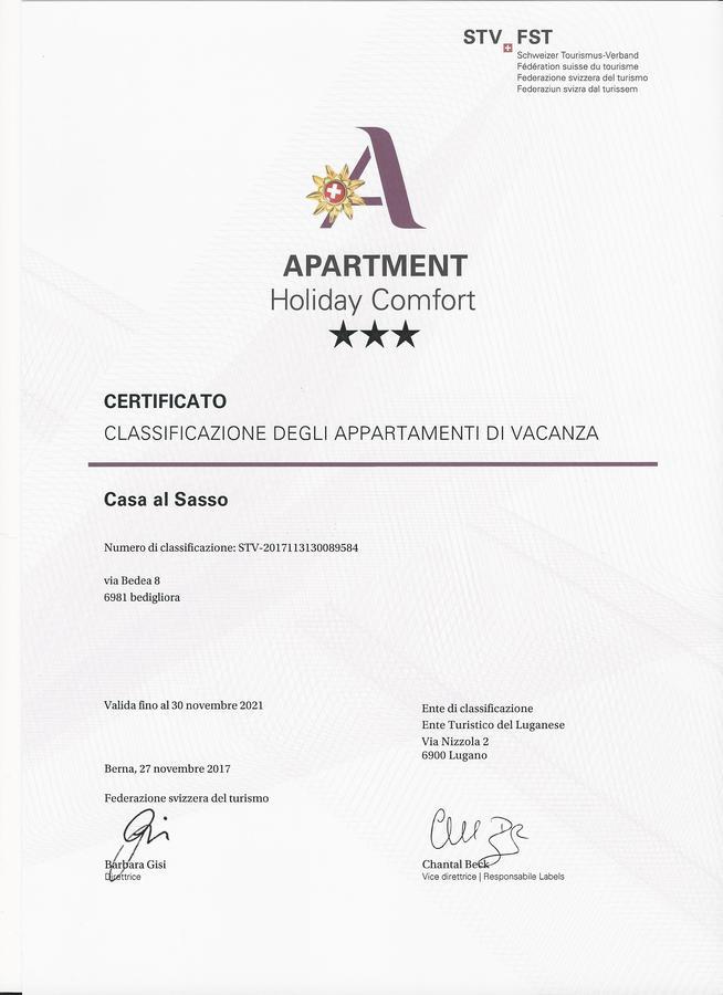 Casa Al Sasso Bedigliora Exterior foto